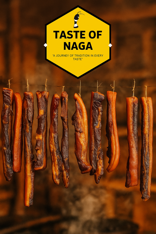 Authentic naga smoked pork free shipping (500 gm)